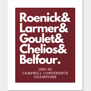 1991-92 Chicago Campbell Conference Champs! Posters and Art